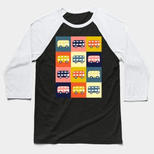 Double Decker Bus Baseball T-Shirt